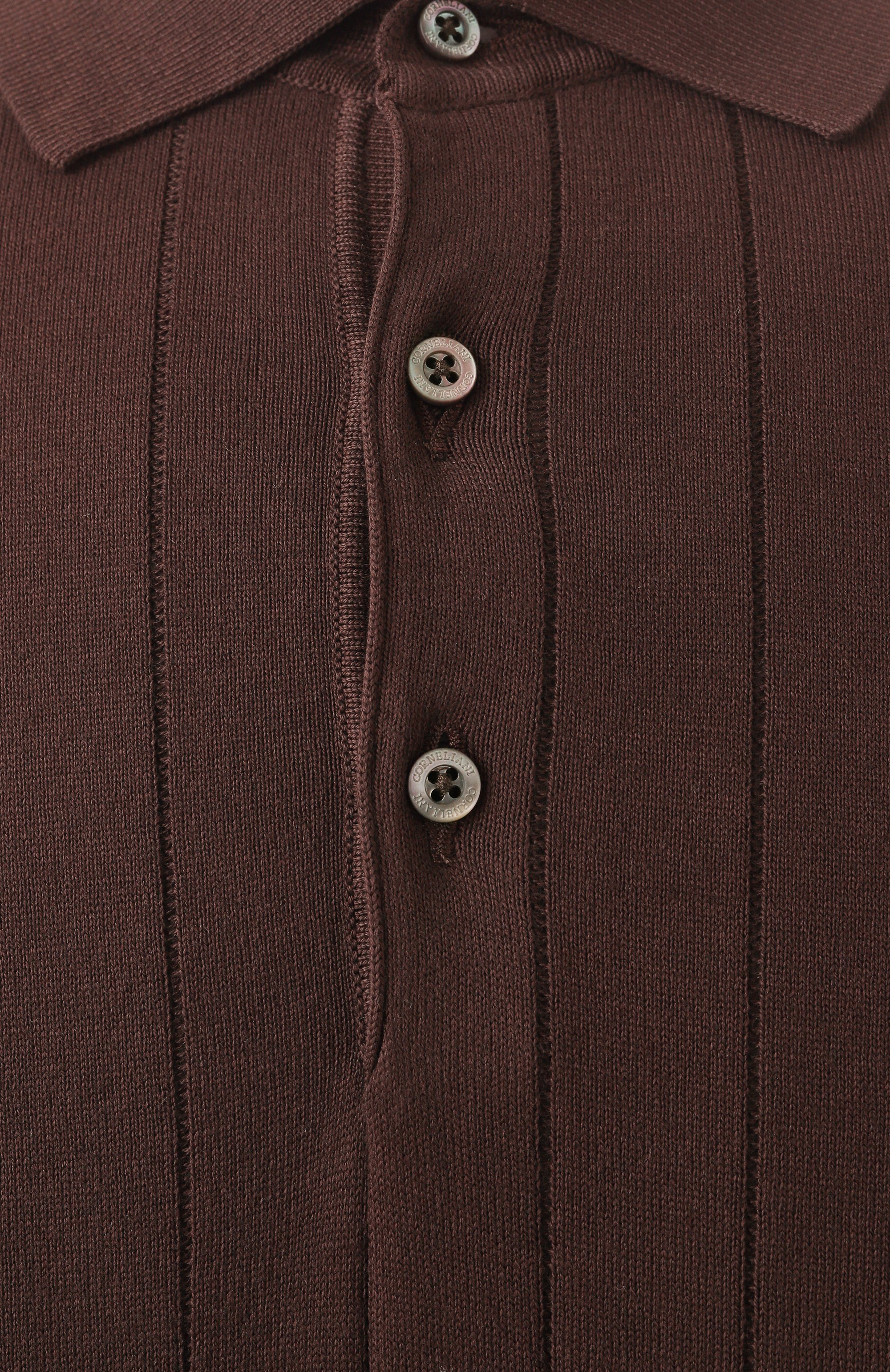 Хлопковое поло CORNELIANI, арт. 25M512-2525153, фото 6