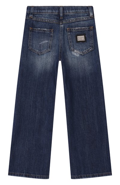 Джинсы DOLCE & GABBANA темно-синего цвета по цене 44150 руб., арт. L52F97/LDD86, фото 2 Джинсы DOLCE & GABBANA, арт. L52F97/LDD86, фото 2