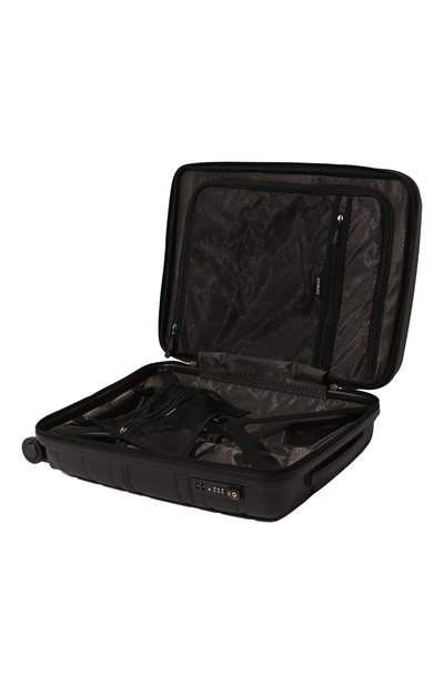 Дорожный чемодан small DIRK BIKKEMBERGS черного цвета по цене 27450 руб., арт. BKTR00301W, фото 4 Дорожный чемодан small DIRK BIKKEMBERGS, арт. BKTR00301W, фото 4