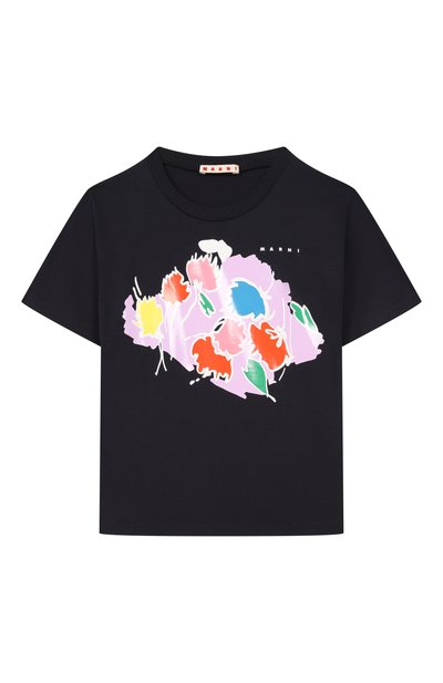 Хлопковая футболка MARNI, арт. M01896/M00L9