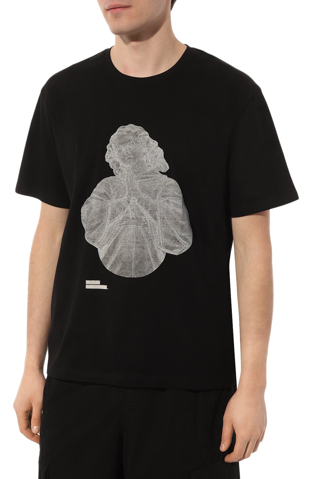 Хлопковая футболка TEE LIBRARY, арт. TCF-02-BT-BK, фото 3