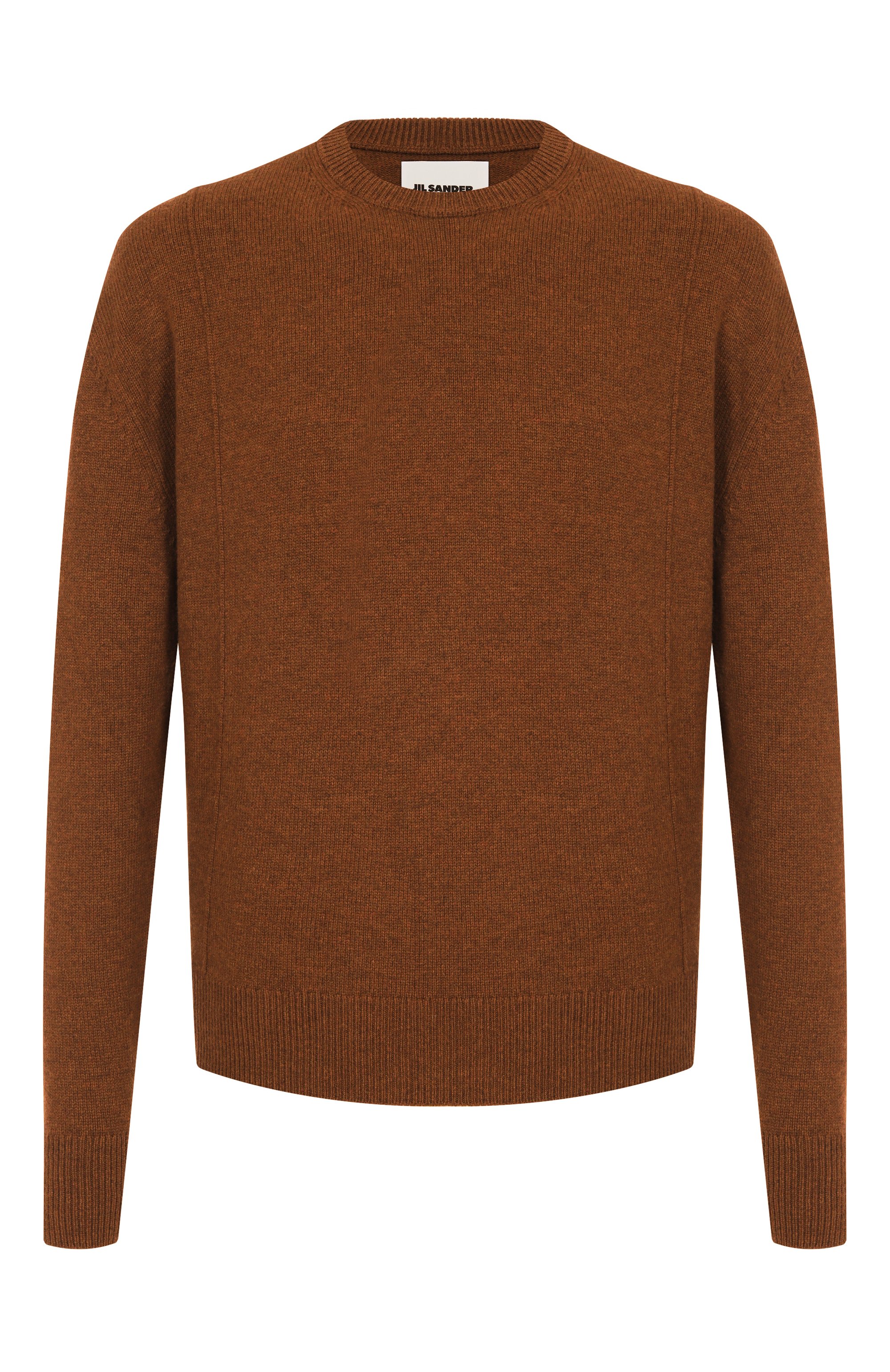 Свитер из шерсти и кашемира JIL SANDER коричневого цвета по цене 169500 руб., арт. J21GP0194/J14818, фото 1 Свитер из шерсти и кашемира JIL SANDER, арт. J21GP0194/J14818, фото 1
