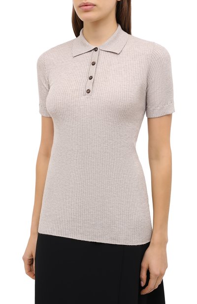 Поло из кашемира и вискозы BRUNELLO CUCINELLI, арт. M9A824605P, фото 3