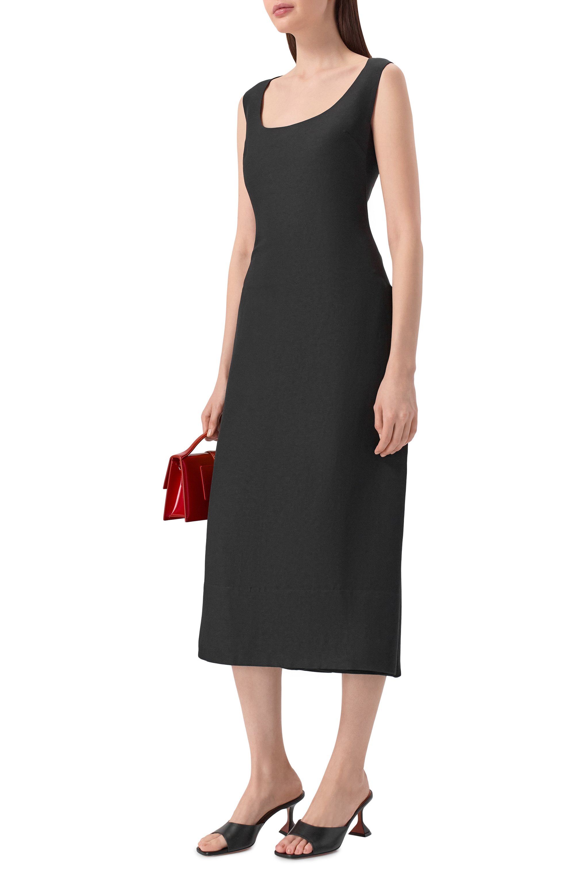 Платье изо льна и вискозы JACQUEMUS, арт. 26EDRW00736/AW00746, фото 2