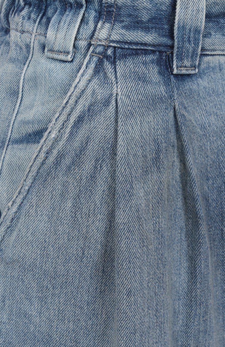 Женские джинсы MAISON MARGIELA голубого цвета, арт. S51KA0605/S30383 | Фото 6 (Длина (брюки, джинсы): Стандартные; Материал внешний: Хлопок, Деним; Детали: Потертости, Делаве; Кросс-КТ: Деним; Силуэт Ж (брюки и джинсы): Широкие; Стили: Минимализм; Автоматизация ТО: Проставлено; Автоматизация состава: Проставлено)