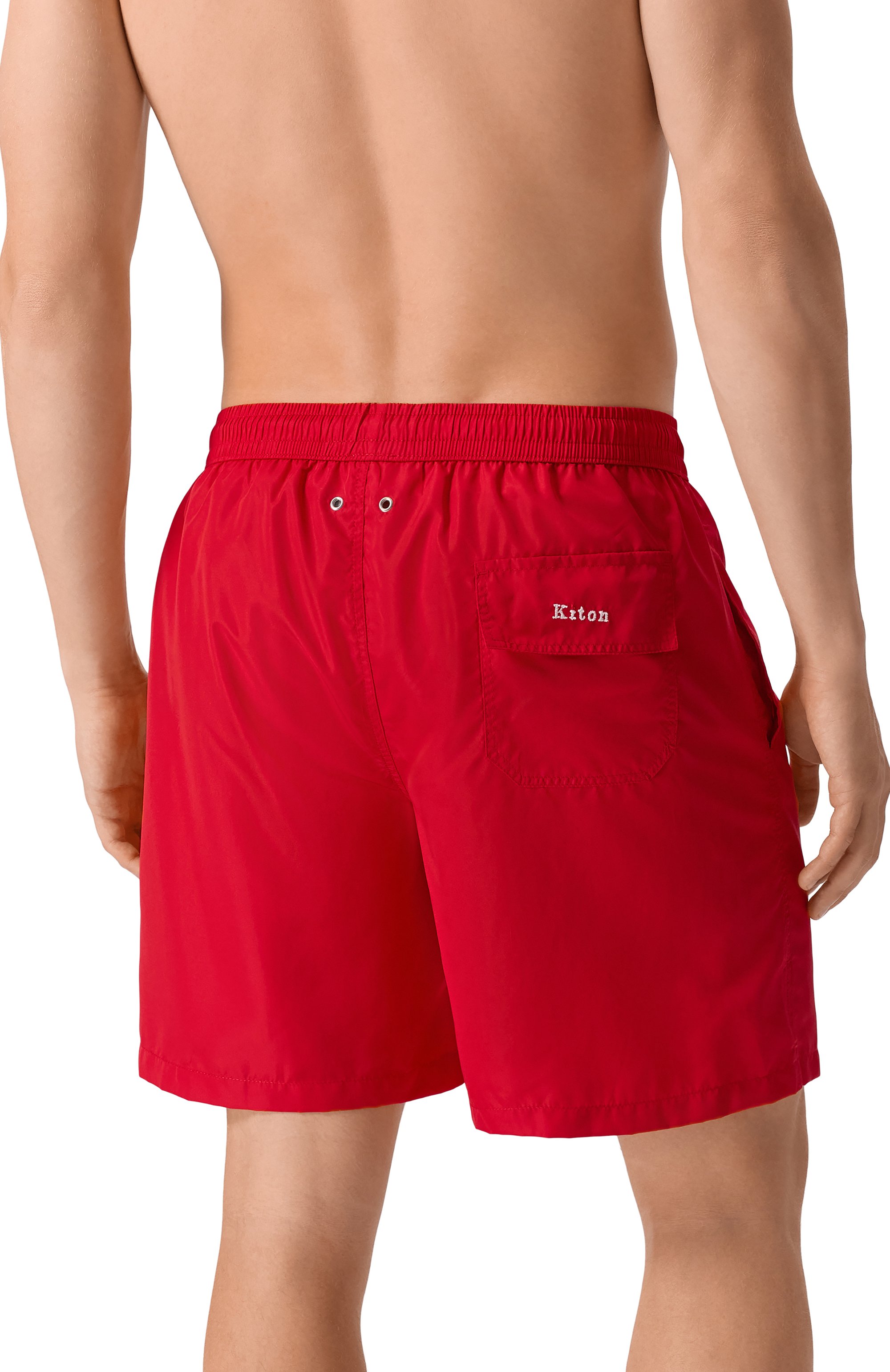 Плавки-шорты KITON красного цвета по цене 45700 руб., арт. UC0M5CK0710D03, фото 3 Плавки-шорты KITON, арт. UC0M5CK0710D03, фото 3