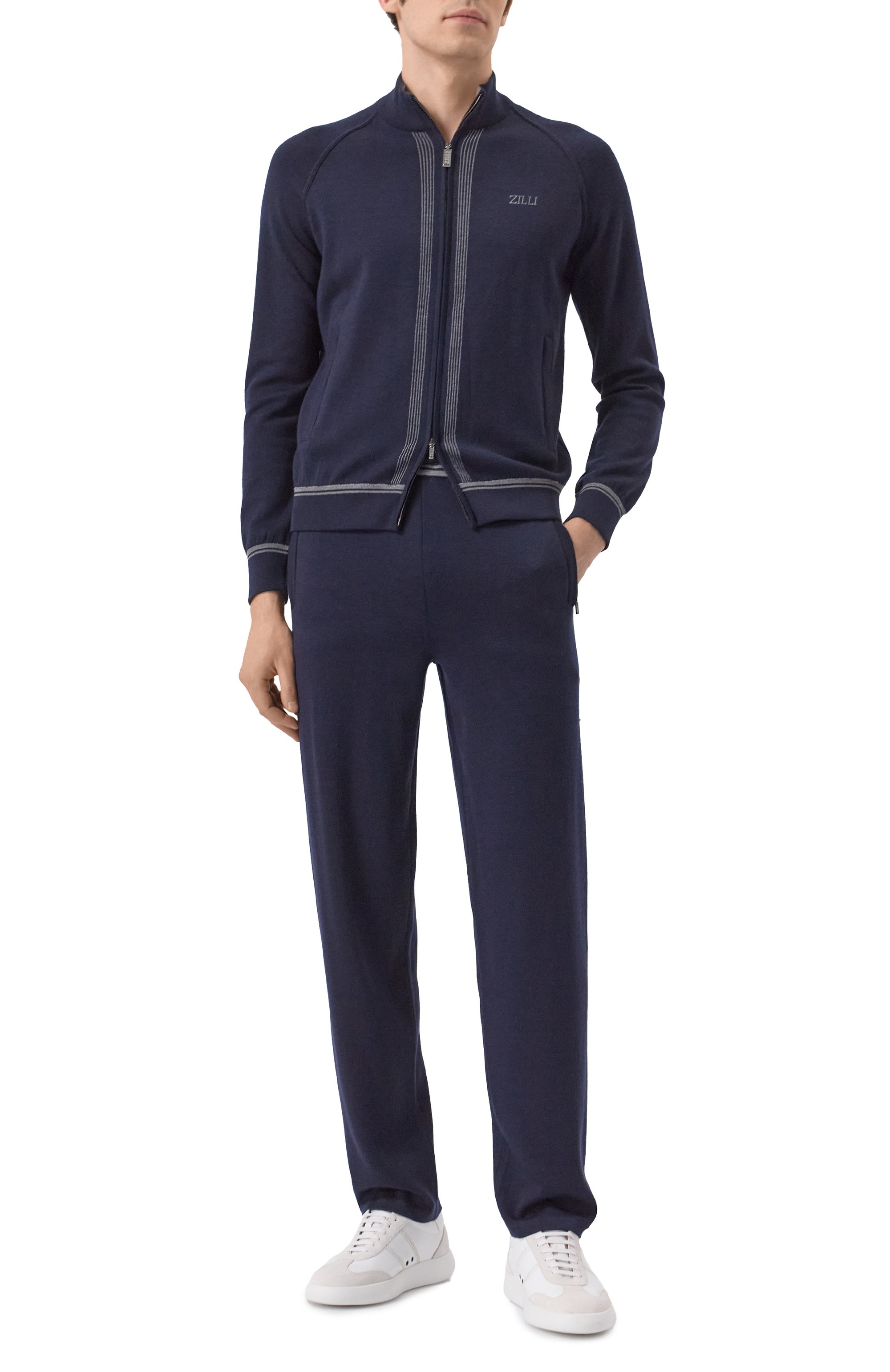 Брюки из шерсти и шелка ZILLI, арт. JSP011M0240VLSP00, фото 2