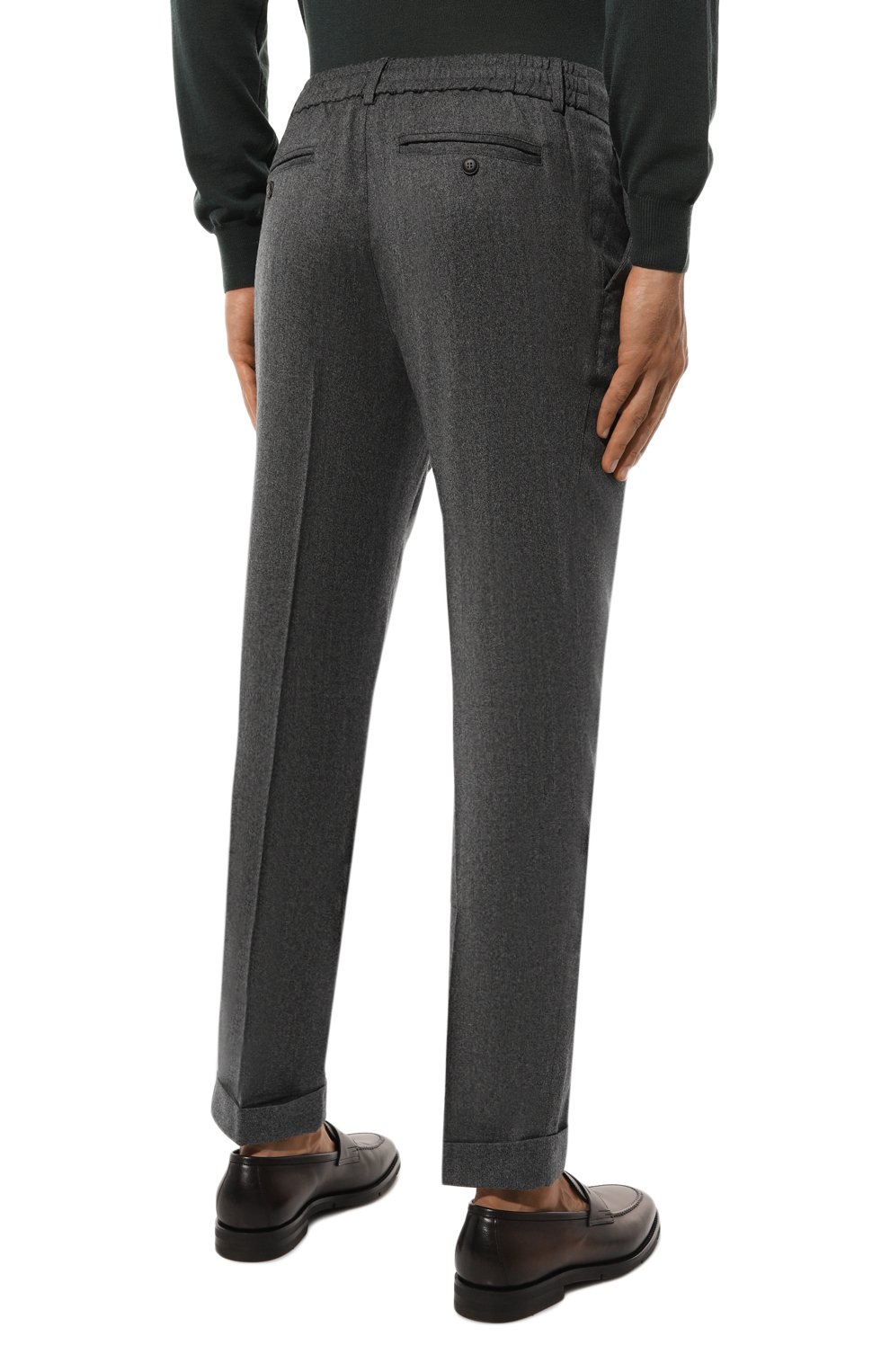 Шерстяные брюки CAPOBIANCO, арт. 17M808.FL00., фото 4