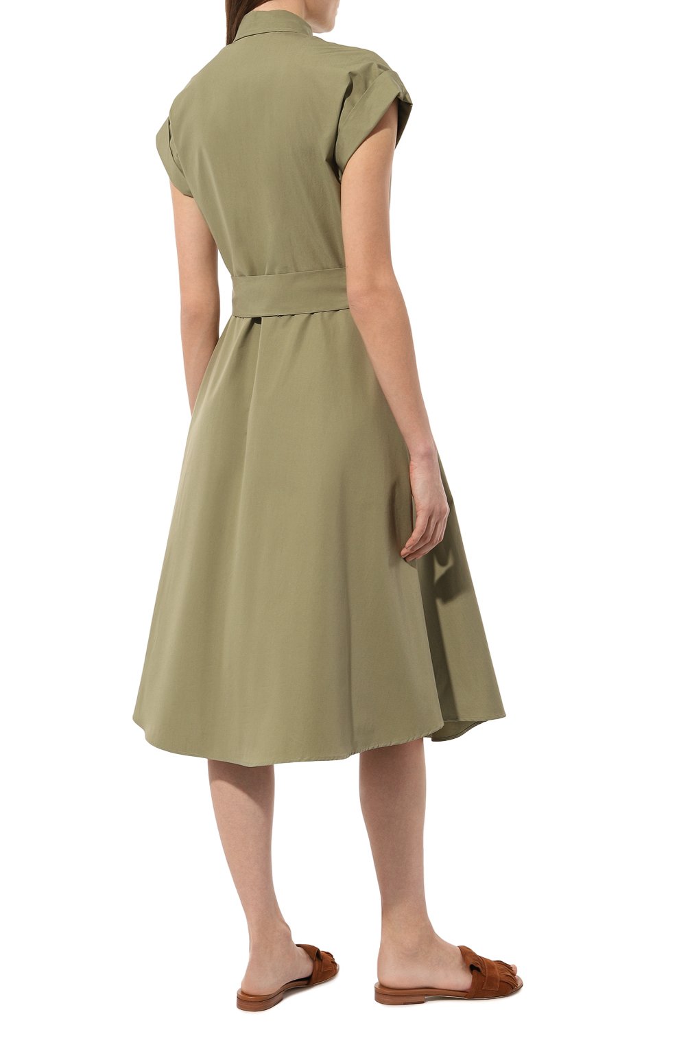 Хлопковое платье KITON, арт. D55375K0972C, фото 4