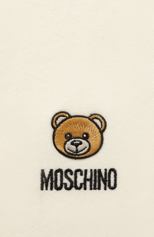 Шерстяной шарф Moschino 50124/M5783 Кремовый  50124/M5783 Фото 3