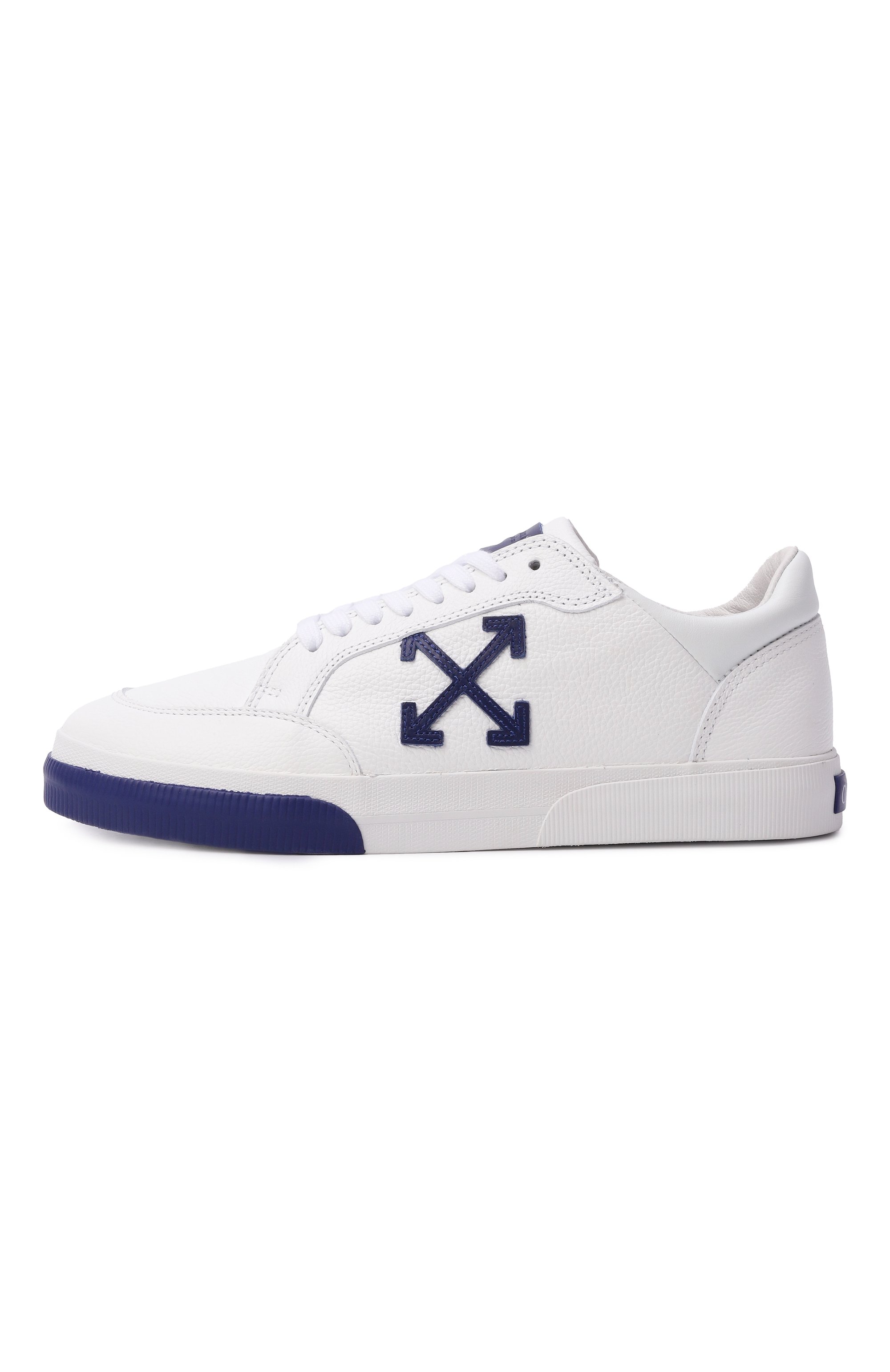 Кожаные кеды vulcanized OFF-WHITE белого цвета по цене 46250 руб., арт. 0MIA293F25LEA001, фото 4 Кожаные кеды vulcanized OFF-WHITE, арт. 0MIA293F25LEA001, фото 4