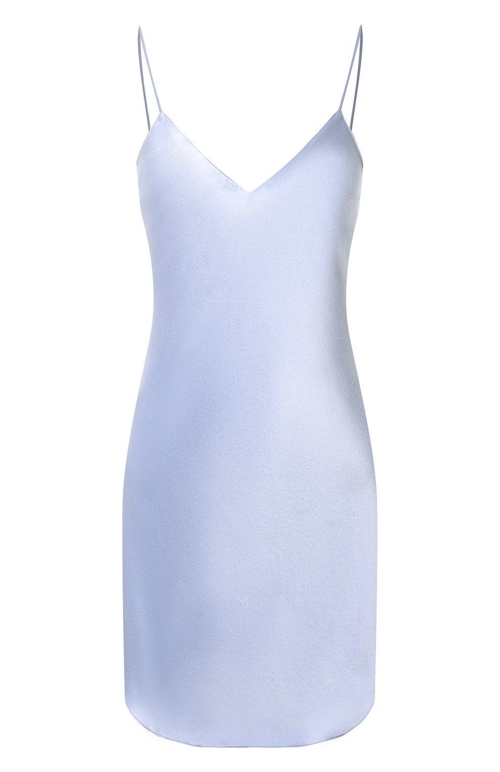 Шелковая сорочка LUNA DI SETA голубого цвета по цене 25140 руб., арт. VLST08008, фото 1 Шелковая сорочка LUNA DI SETA, арт. VLST08008, фото 1