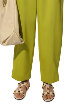 Кожаные шлепанцы roman stud runway VALENTINO, арт. VW0S0BU9/ZWM, фото 1