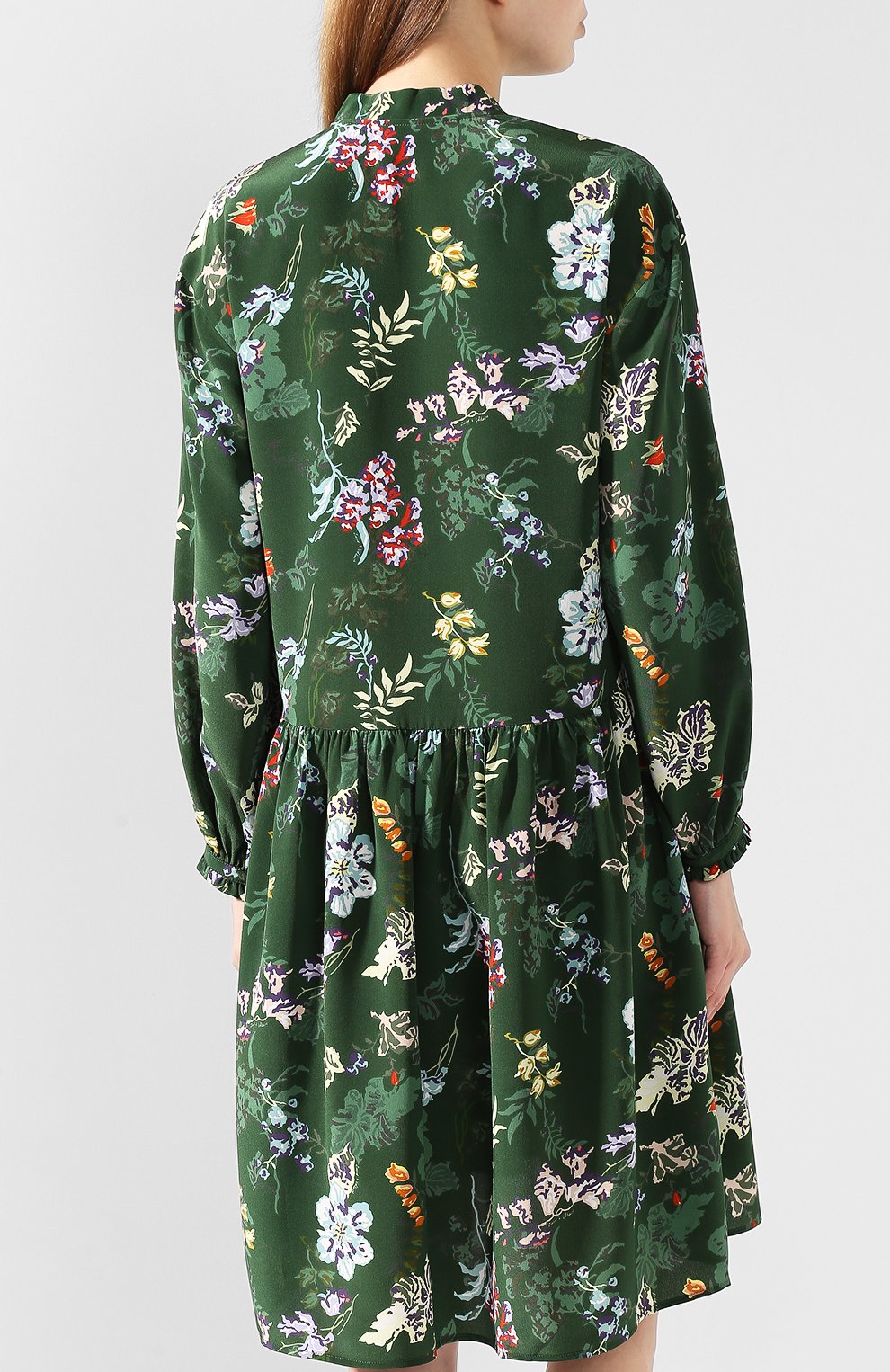 Хлопковое платье ZADIG AND VOLTAIRE зеленого цвета по цене 33450 руб., арт. WHCP0417F, фото 4 Хлопковое платье ZADIG AND VOLTAIRE, арт. WHCP0417F, фото 4