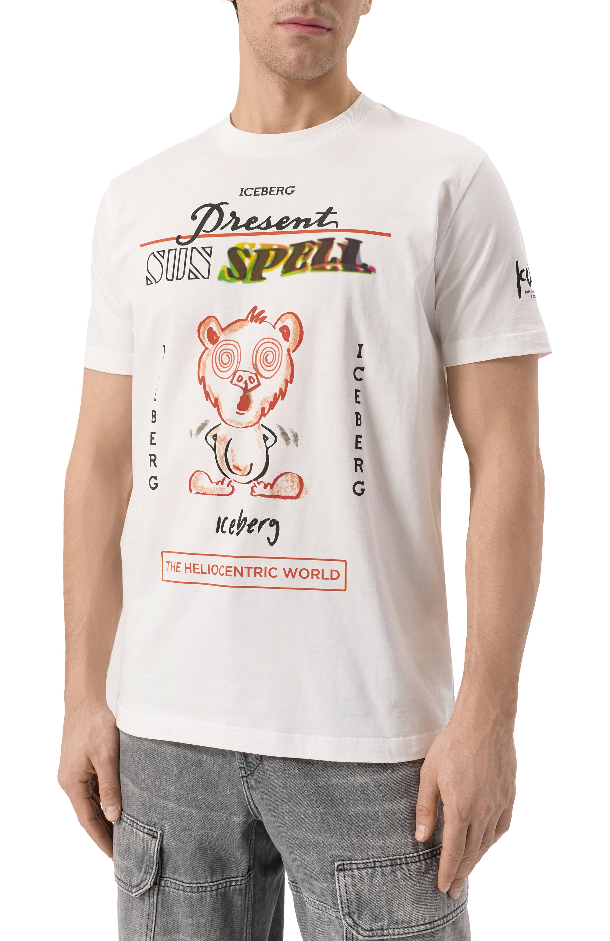 Хлопковая футболка ICEBERG, арт. F02B/6325, фото 3