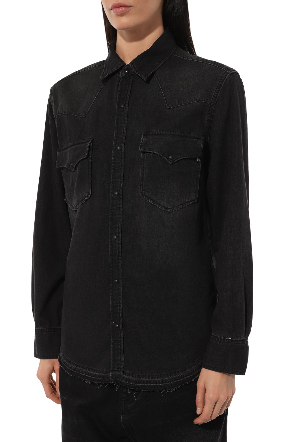 Джинсовая рубашка AG ADRIANO GOLDSCHMIED, арт. W0055-032, фото 3