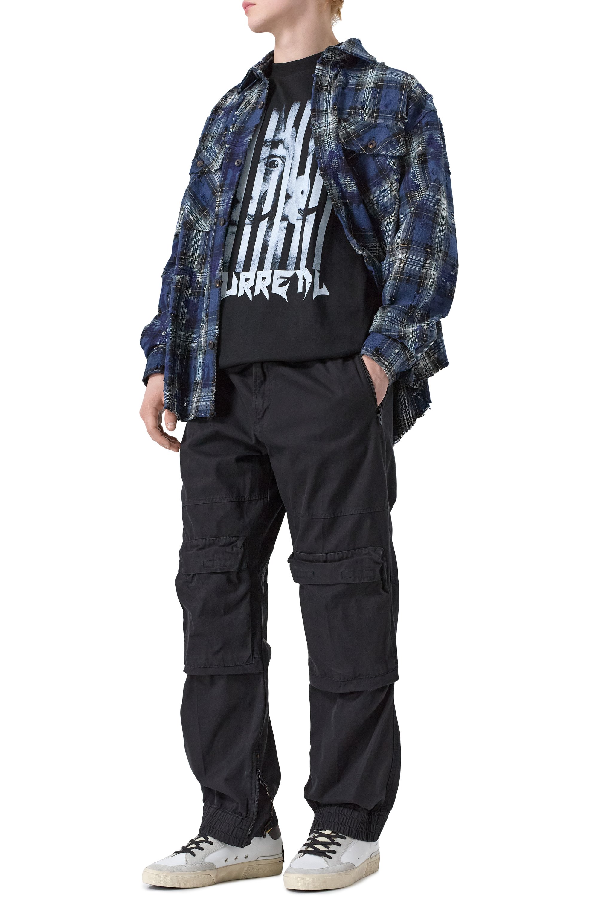 Хлопковые брюки-карго DIESEL, арт. A14761/0NJBP, фото 2