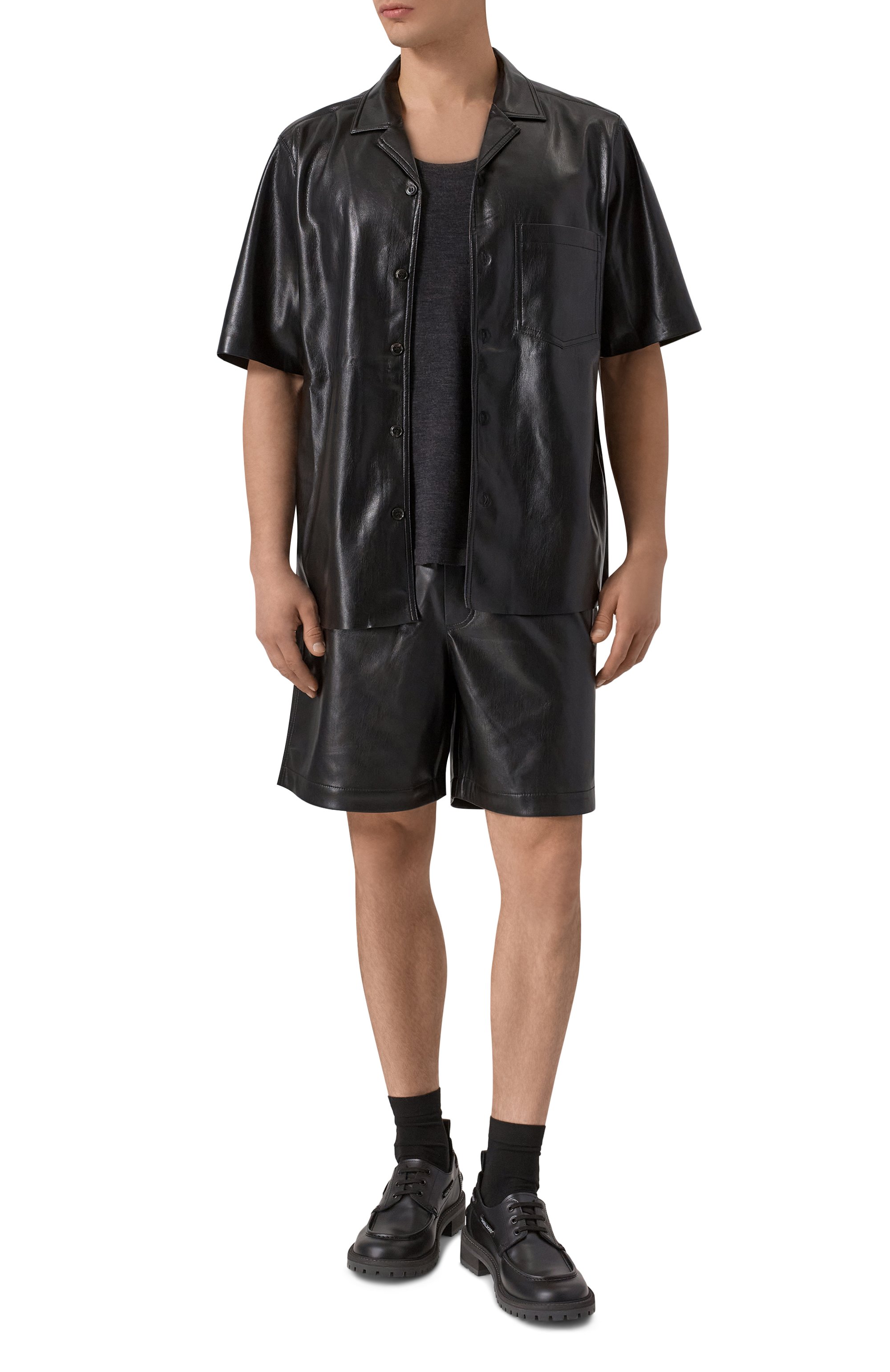 Кожаные топсайдеры san diego OFF-WHITE, арт. 0MIG00BC99LEA001, фото 2