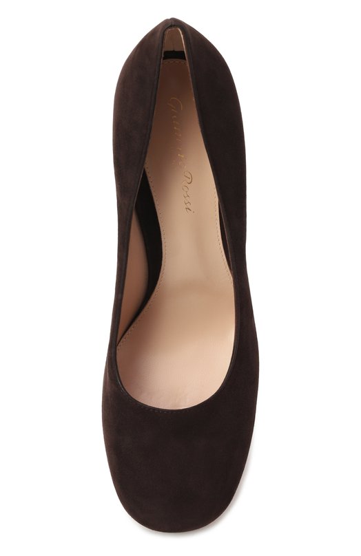 Замшевые туфли Joelle 70 Gianvito Rossi G22343.70RIC.CAMM0KA Коричневый  G22343.70RIC.CAMM0KA Фото 6