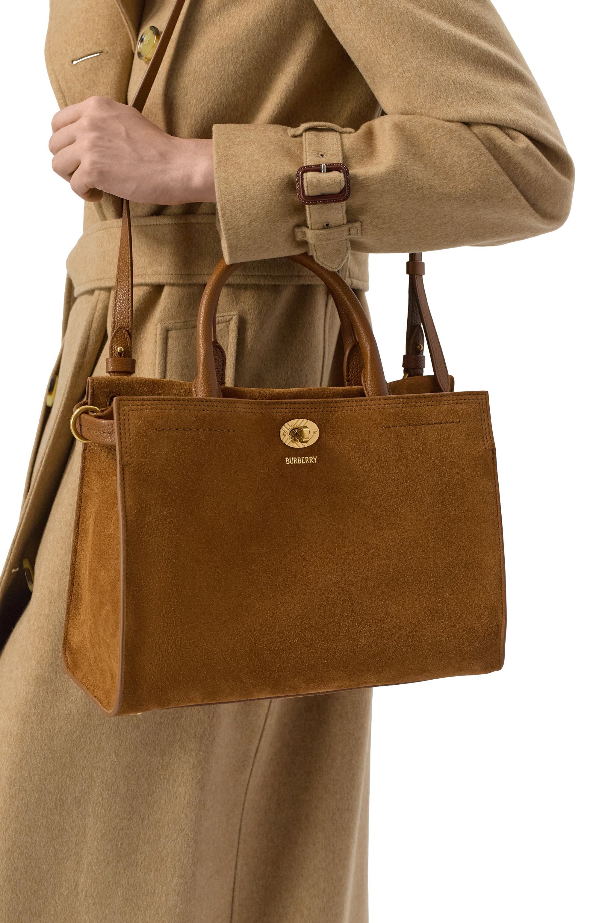 Сумка cotswolds small BURBERRY коричневого цвета по цене 268000 руб., арт. 8129061, фото 2 Сумка cotswolds small BURBERRY, арт. 8129061, фото 2