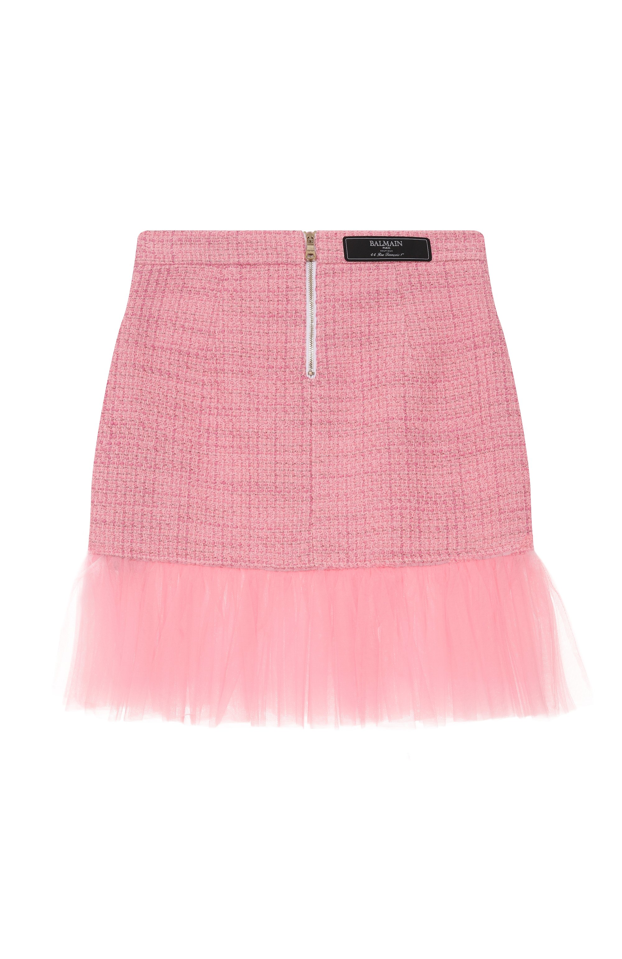 Твидовая юбка BALMAIN, арт. BW7A61, фото 2