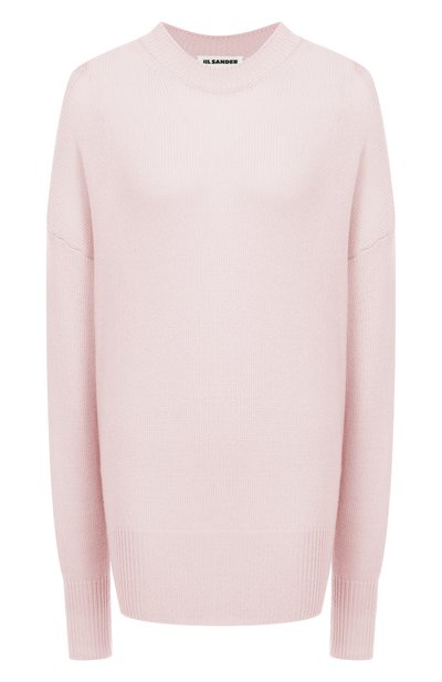 Кашемировый свитер JIL SANDER светло-розового цвета по цене 184000 руб., арт. J02GP0013/J13206, фото 1 Кашемировый свитер JIL SANDER, арт. J02GP0013/J13206, фото 1