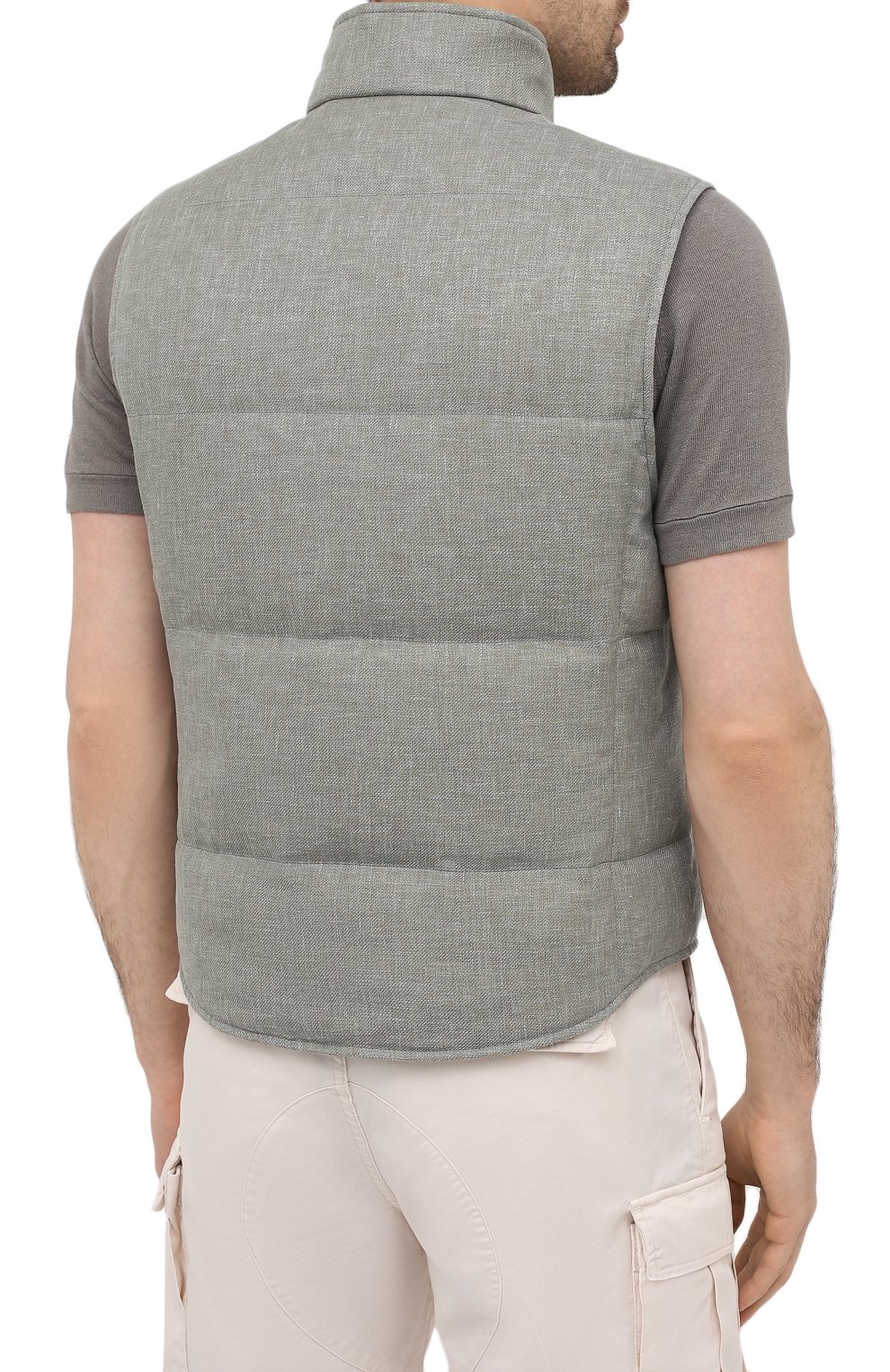 Пуховый жилет BRUNELLO CUCINELLI, арт. MD4951764, фото 4