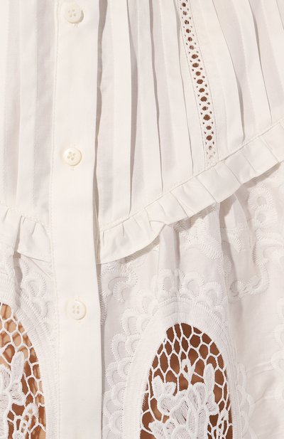 Хлопковая блузка LUG VON SIGA, арт. LVSPFHS2023211, фото 5