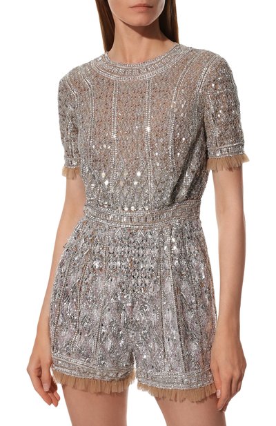 Комбинезон с отделкой пайетками и бисером ZUHAIR MURAD, арт. RD-SS17-035 JS, фото 3