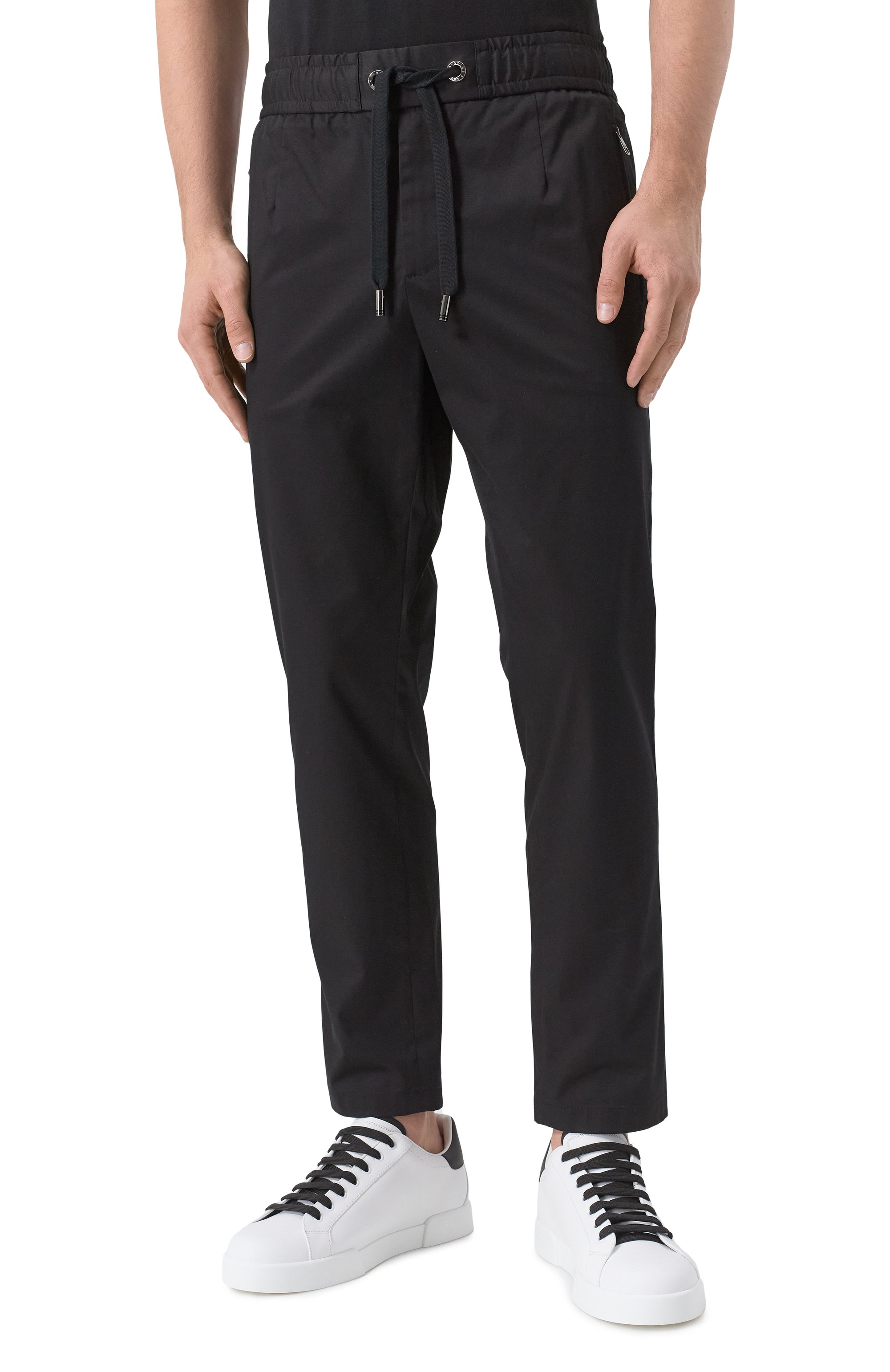 Хлопковые брюки DOLCE & GABBANA, арт. GVZAET/FUFJR, фото 3