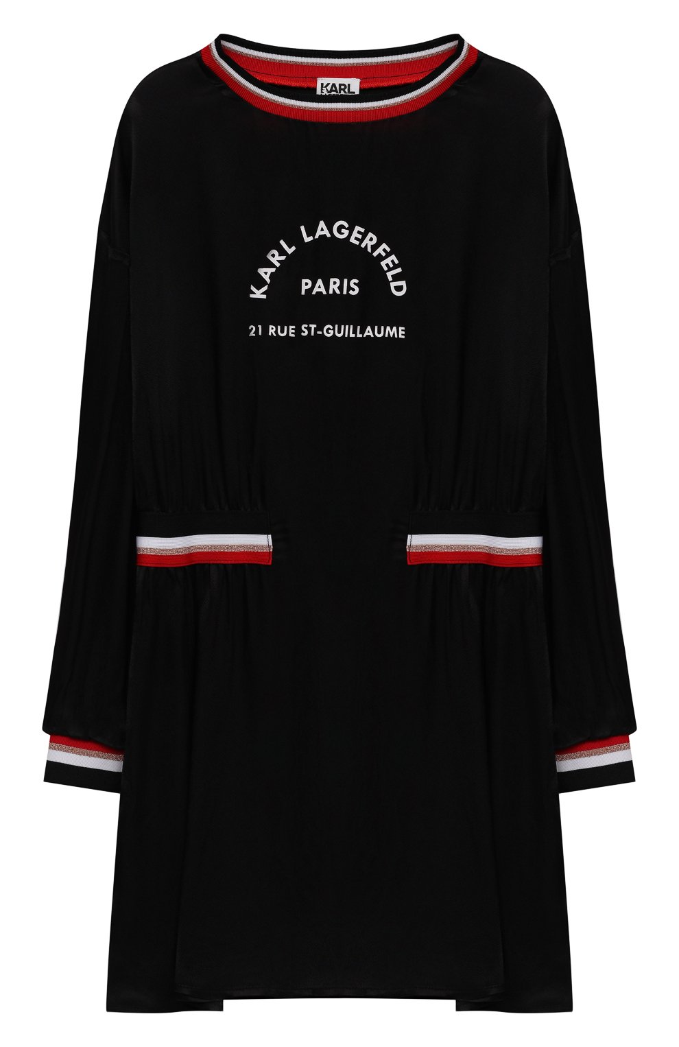Платье из вискозы KARL LAGERFELD KIDS, арт. Z12192, фото 1