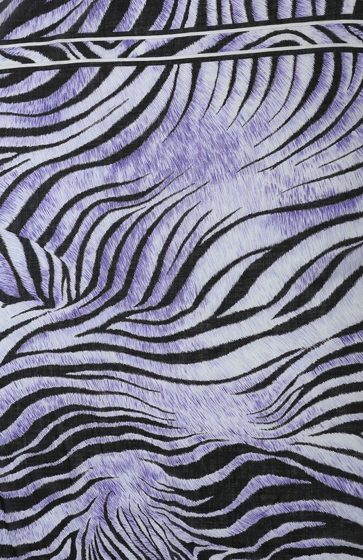 Палантин из кашемира и шелка Leonard Paris Фиолетовый, фото 4