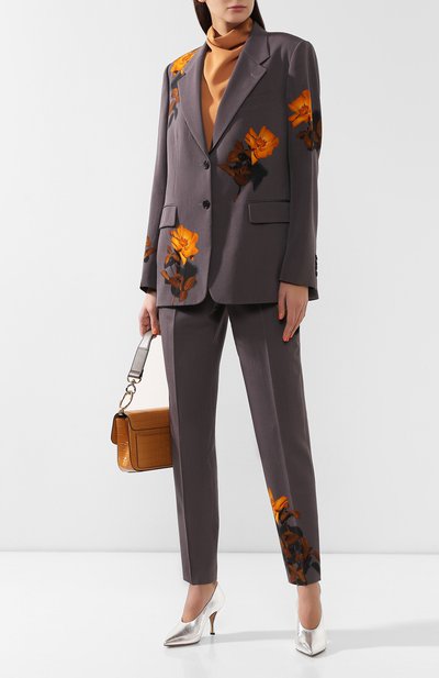 Шерстяной жакет DRIES VAN NOTEN серого цвета по цене 103500 руб., арт. 192-10404-8428, фото 2 Шерстяной жакет DRIES VAN NOTEN, арт. 192-10404-8428, фото 2