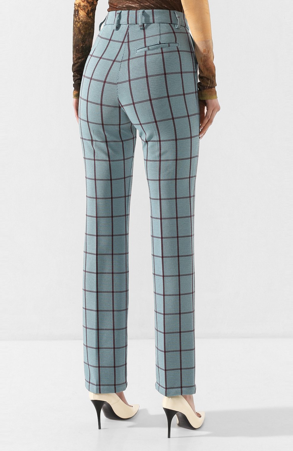 Брюки M MISSONI бирюзового цвета по цене 41600 руб., арт. 2DI00117/2J001P, фото 4 Брюки M MISSONI, арт. 2DI00117/2J001P, фото 4