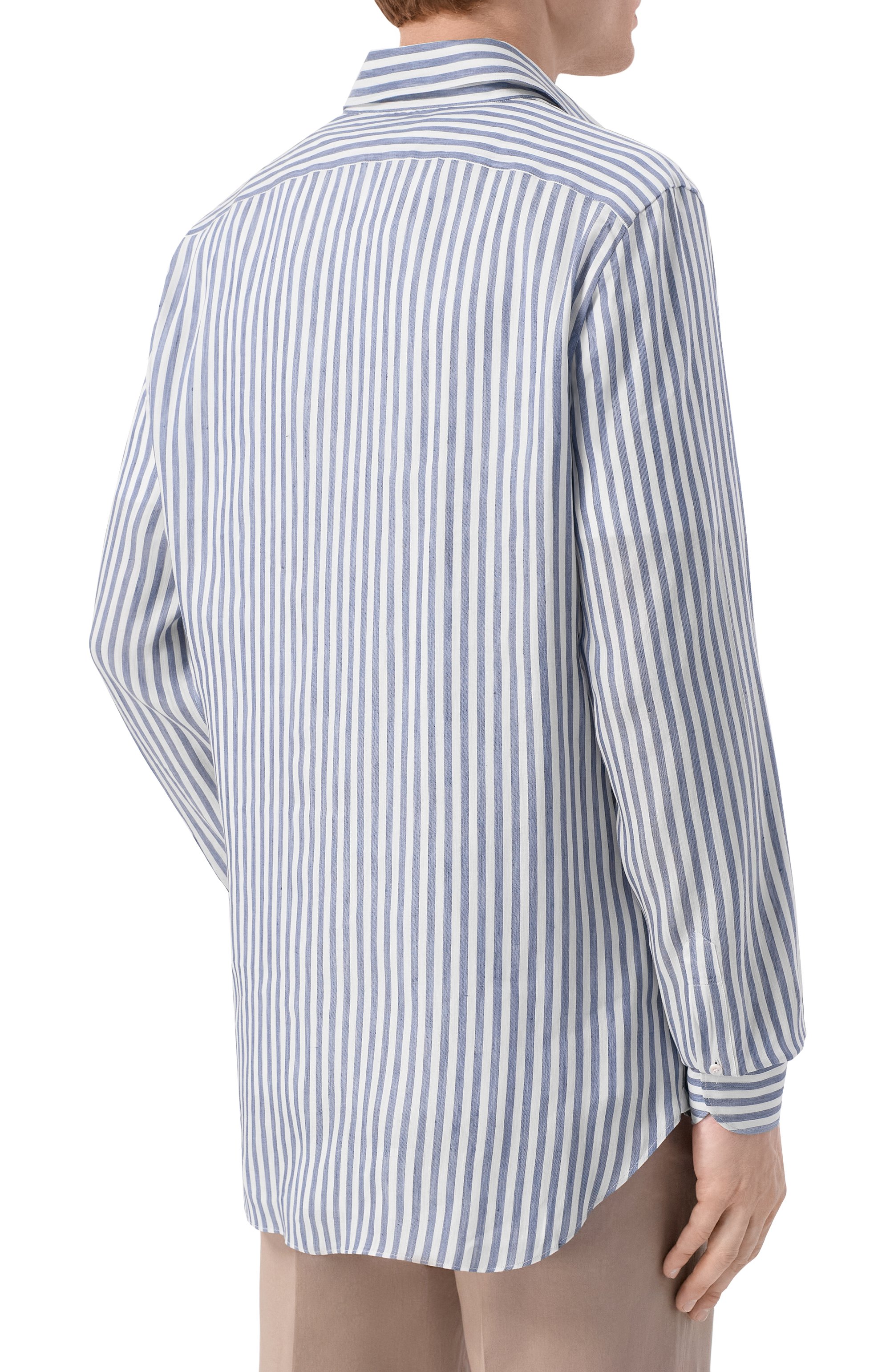 Рубашка изо льна и лиоцелла FINAMORE 1925, арт. GAETE 1 LUIGI Z L/P6044, фото 4