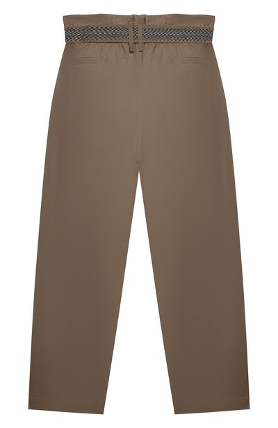 Хлопковые брюки BRUNELLO CUCINELLI бежевого цвета по цене 38250 руб., арт. B0F48P019C, фото 2 Хлопковые брюки BRUNELLO CUCINELLI, арт. B0F48P019C, фото 2