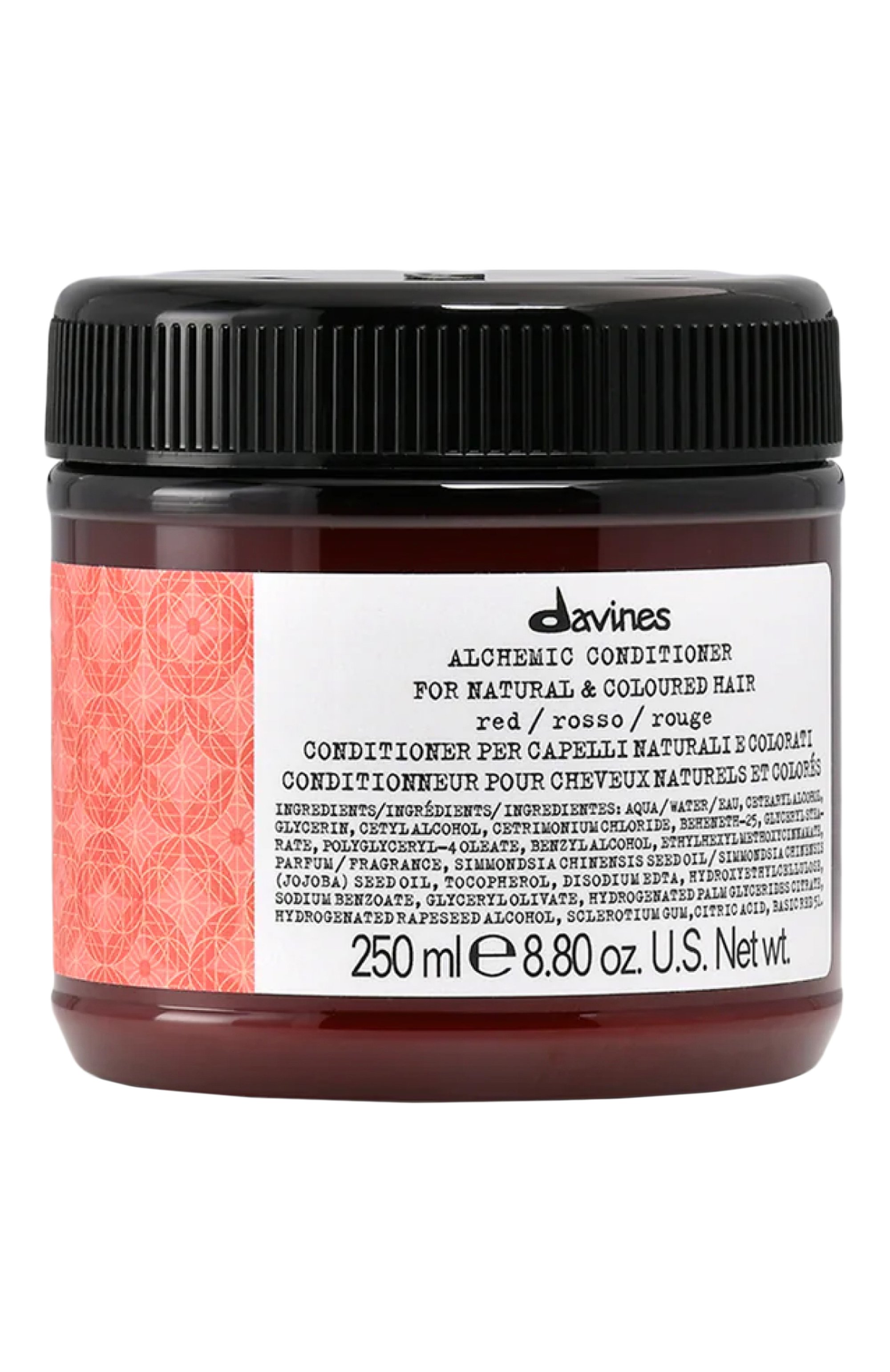 Кондиционер для натуральных и окрашенных волос alchemic, красный (250ml) DAVINES, арт. 67223, фото 1
