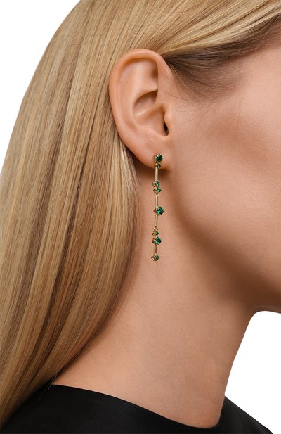 Серьги constella SWAROVSKI зеленого цвета по цене 21250 руб., арт. 5680553, фото 2 Серьги constella SWAROVSKI, арт. 5680553, фото 2