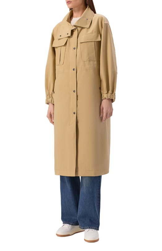 Хлопковый плащ Bogner 36121193 Бежевый  36121193 Фото 3