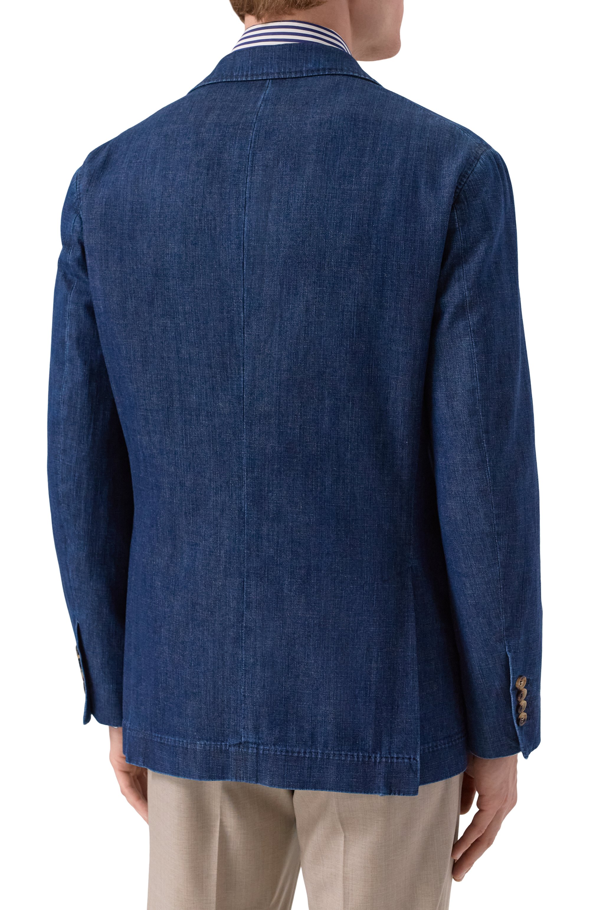 Джинсовый пиджак BRUNELLO CUCINELLI, арт. ME6457BUD, фото 4