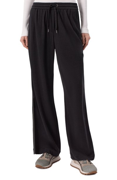 Брюки из хлопка и шелка BRUNELLO CUCINELLI, арт. MD828SM689, фото 3