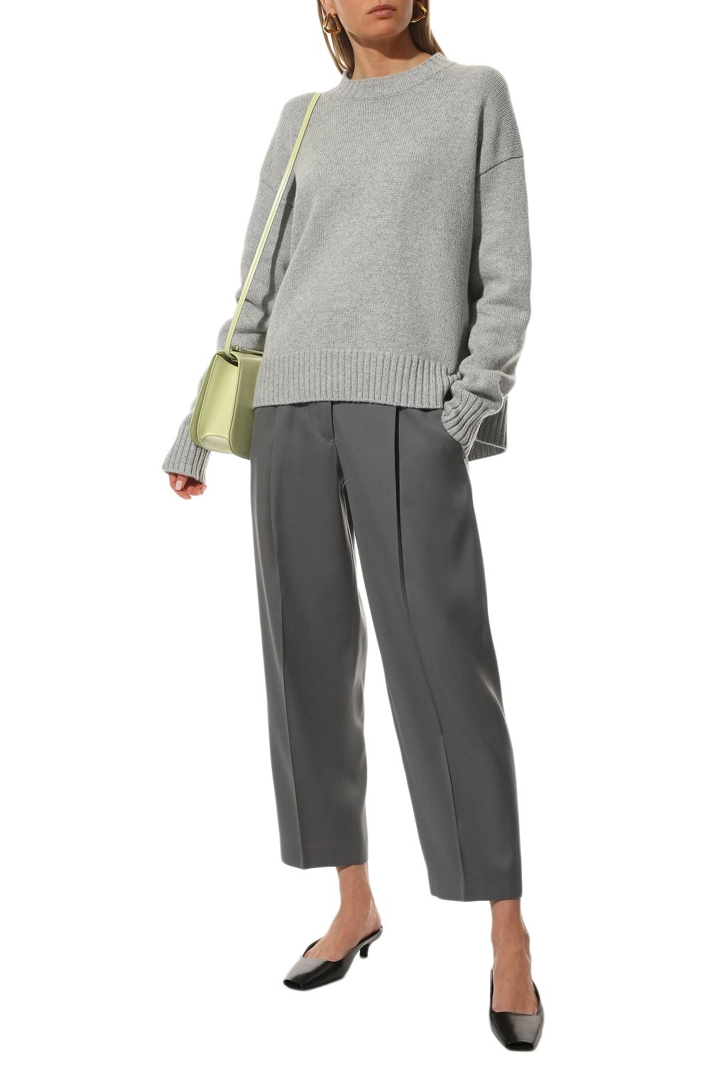 Свитер из кашемира и хлопка JIL SANDER, арт. JSCU752018-WUY11048, фото 2