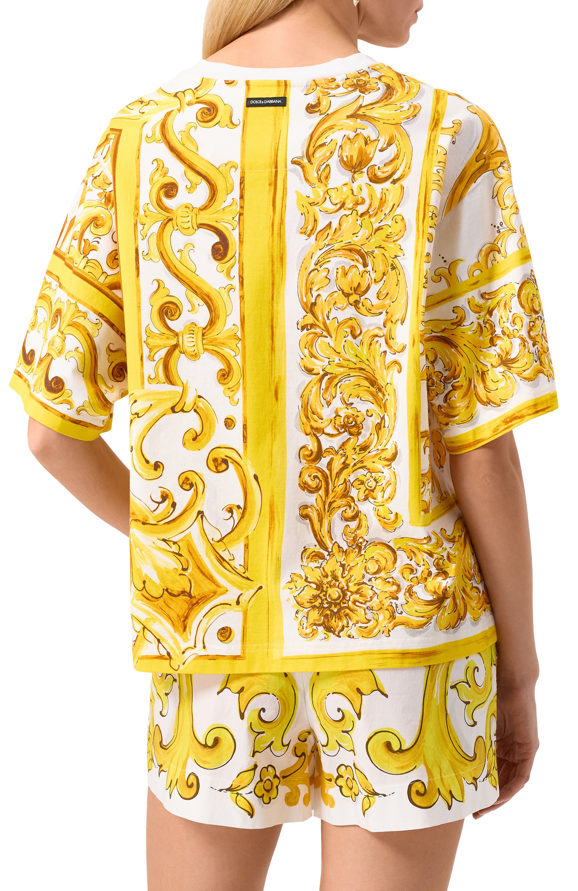 Хлопковая футболка DOLCE & GABBANA, арт. F8U74T/II7EP, фото 4