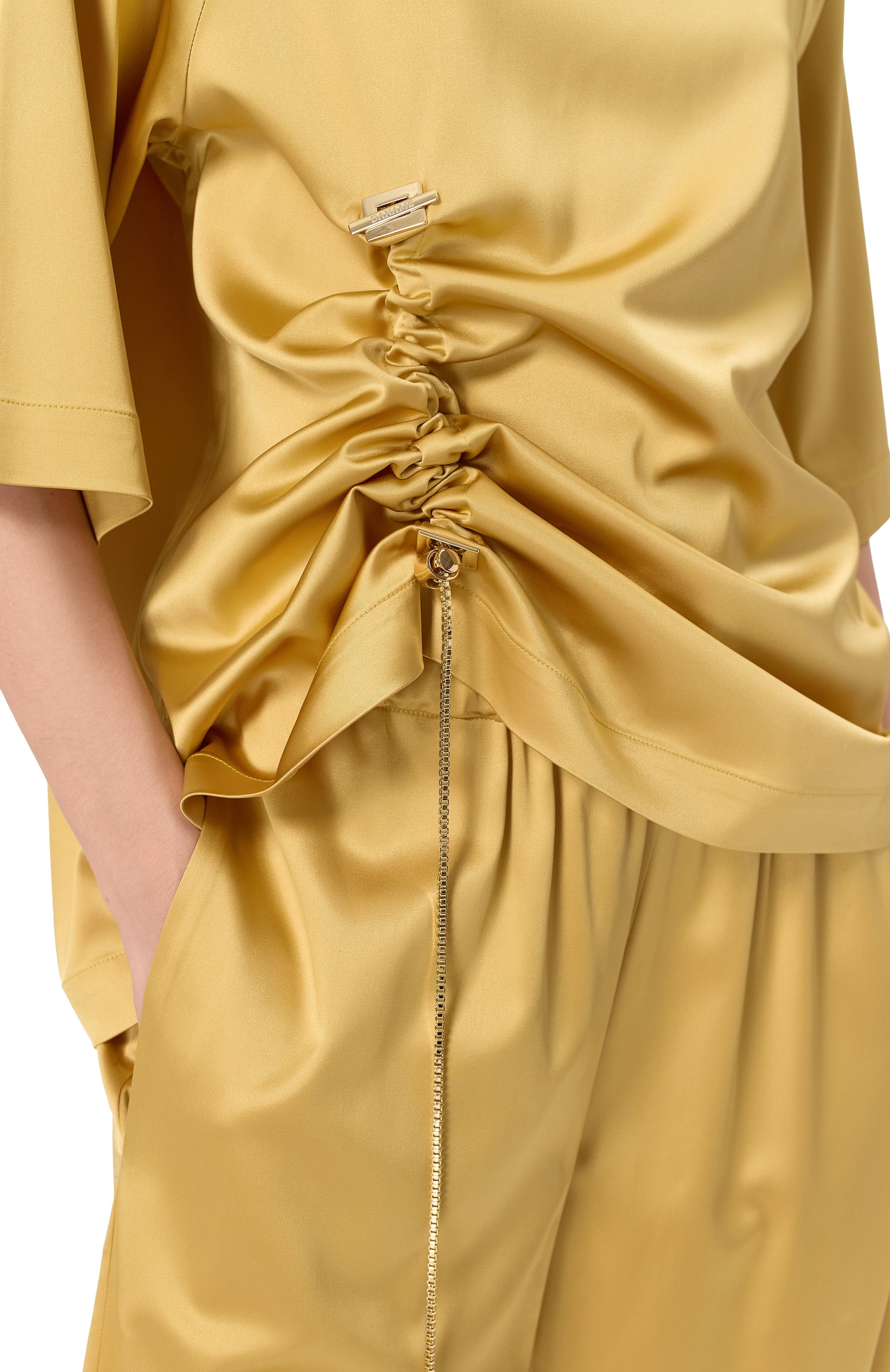 Атласный топ DANAME, арт. 725SS7601A, фото 5