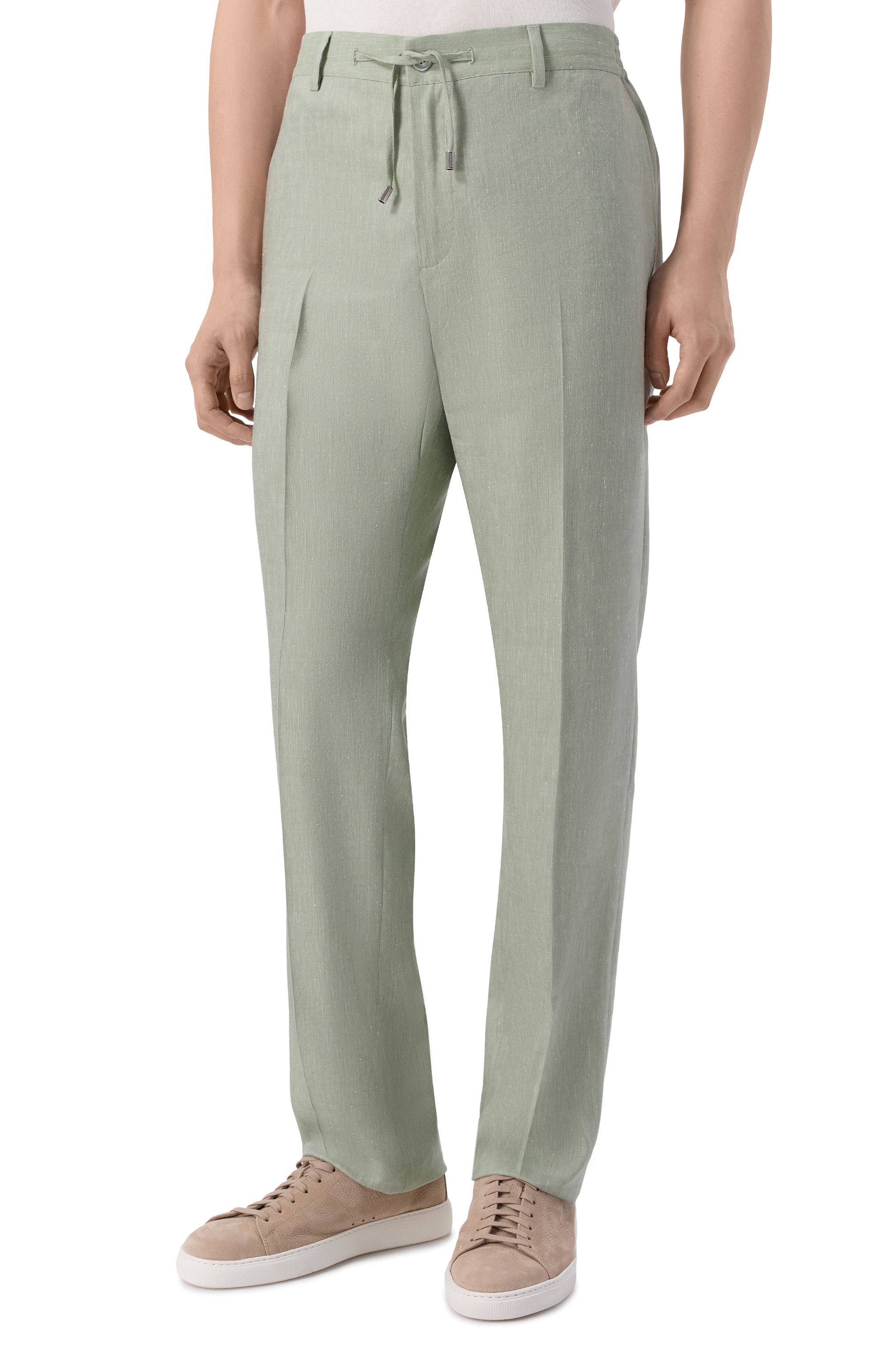 Брюки изо льна и шерсти STEFANO RICCI, арт. M1T610002H/WL003L, фото 3