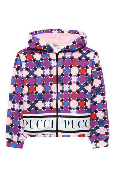 Хлопковая толстовка EMILIO PUCCI, арт. 9N4060/ND770/5-8, фот�о 1