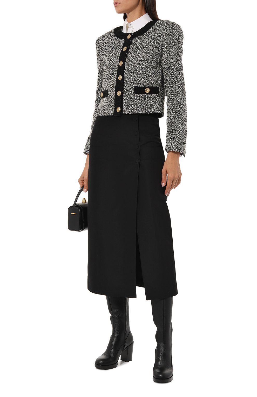 Кожаные сапоги GUCCI, арт. 602510 0YX00, фото 2