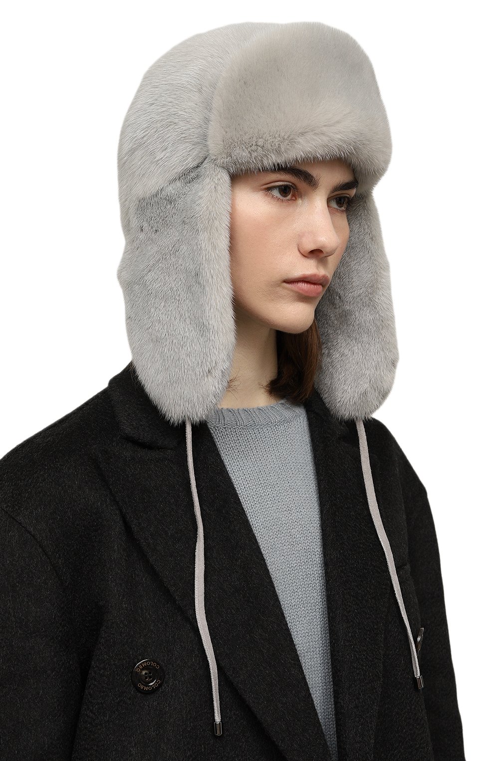Шапка-ушанка из меха норки VICTORIA KUSENKOVA, арт. 090100014094, фото 2