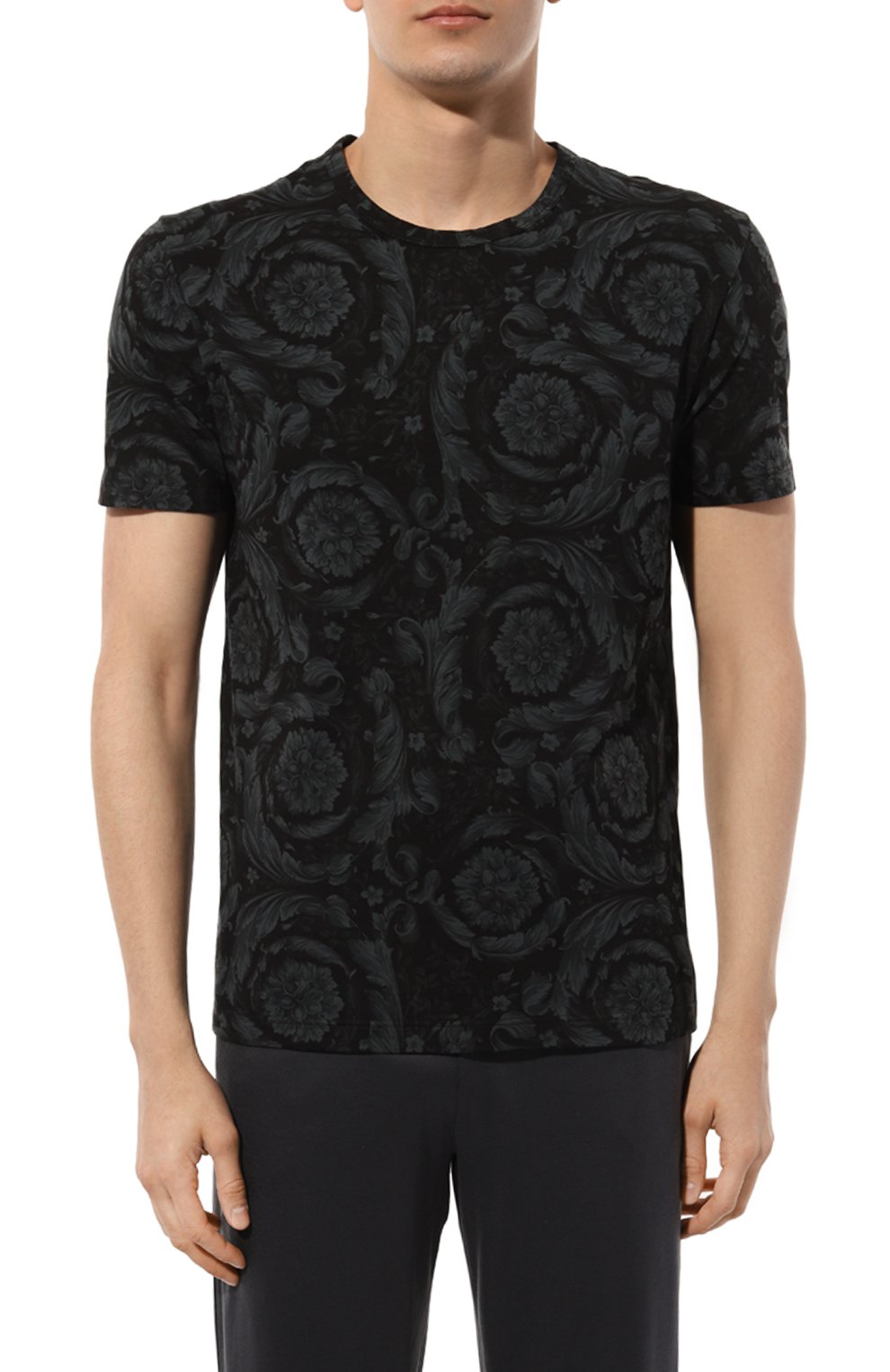 Хлопковая футболка VERSACE, арт. 1000959/1A00515, фото 3