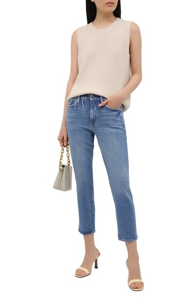 Джинсы FRAME DENIM синего цвета по цене 25600 руб., арт. LPXSY118, фото 2 Джинсы FRAME DENIM, арт. LPXSY118, фото 2